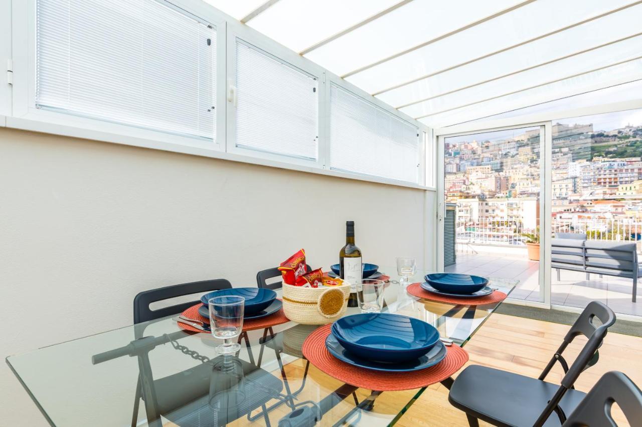 ナポリSeaview Terrace 360°& Elegant Loftアパートメント エクステリア 写真