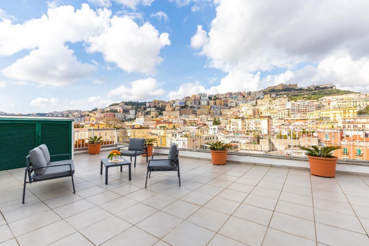ナポリSeaview Terrace 360°& Elegant Loftアパートメント エクステリア 写真
