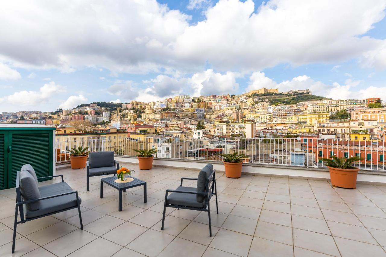 ナポリSeaview Terrace 360°& Elegant Loftアパートメント エクステリア 写真