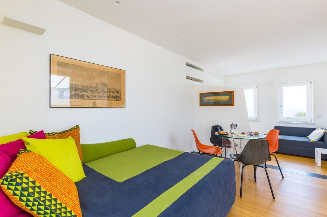 ナポリSeaview Terrace 360°& Elegant Loftアパートメント エクステリア 写真